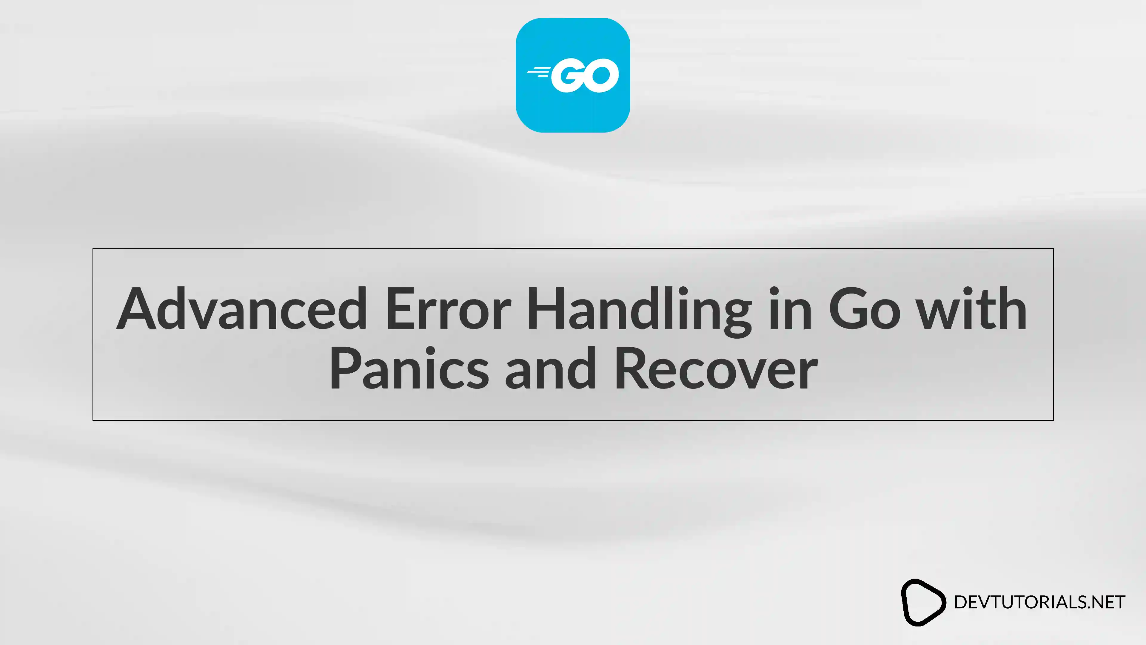 Advanced Error Handling in Go with Panics and Recover
