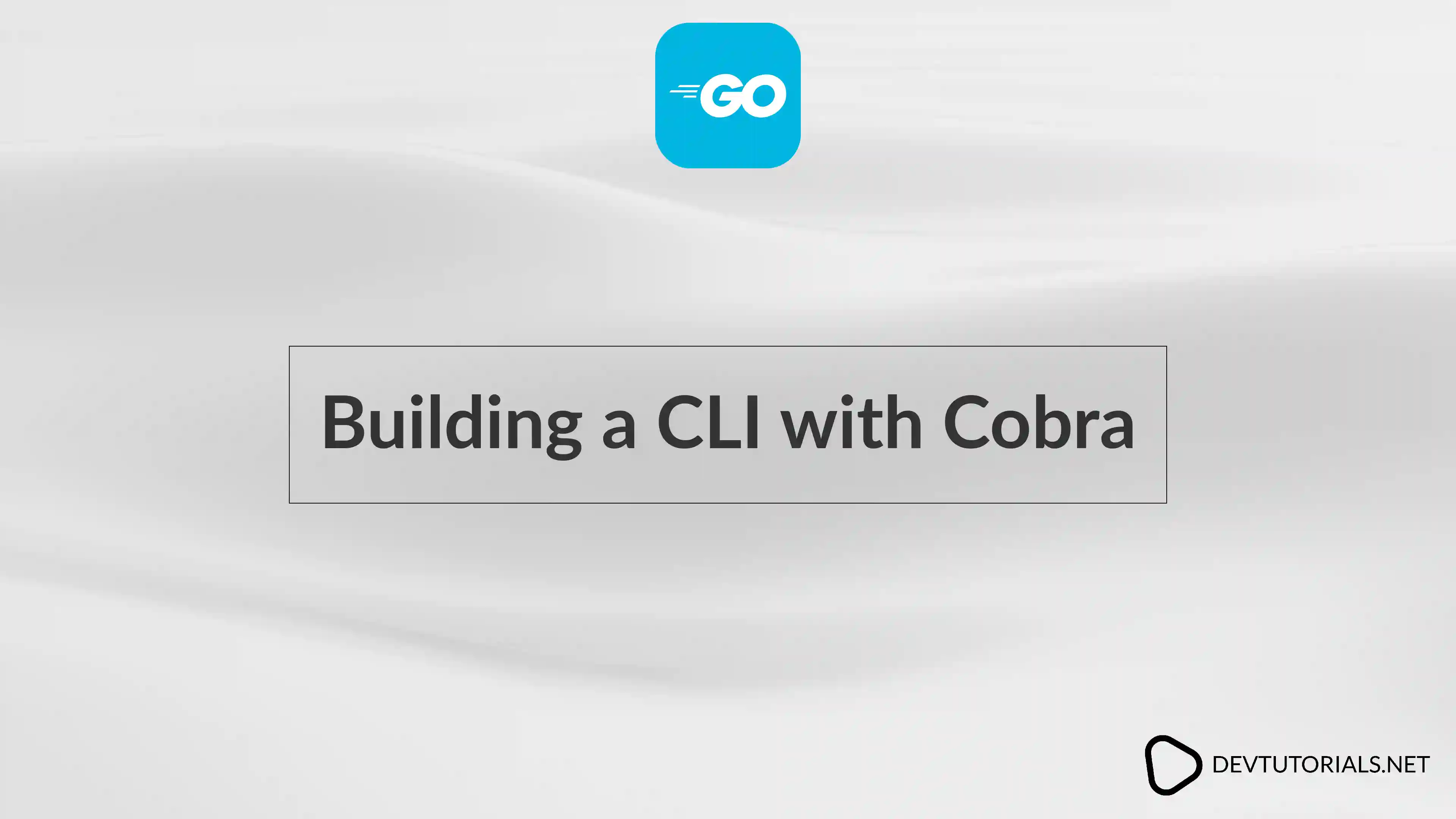 Building a CLI with Cobra