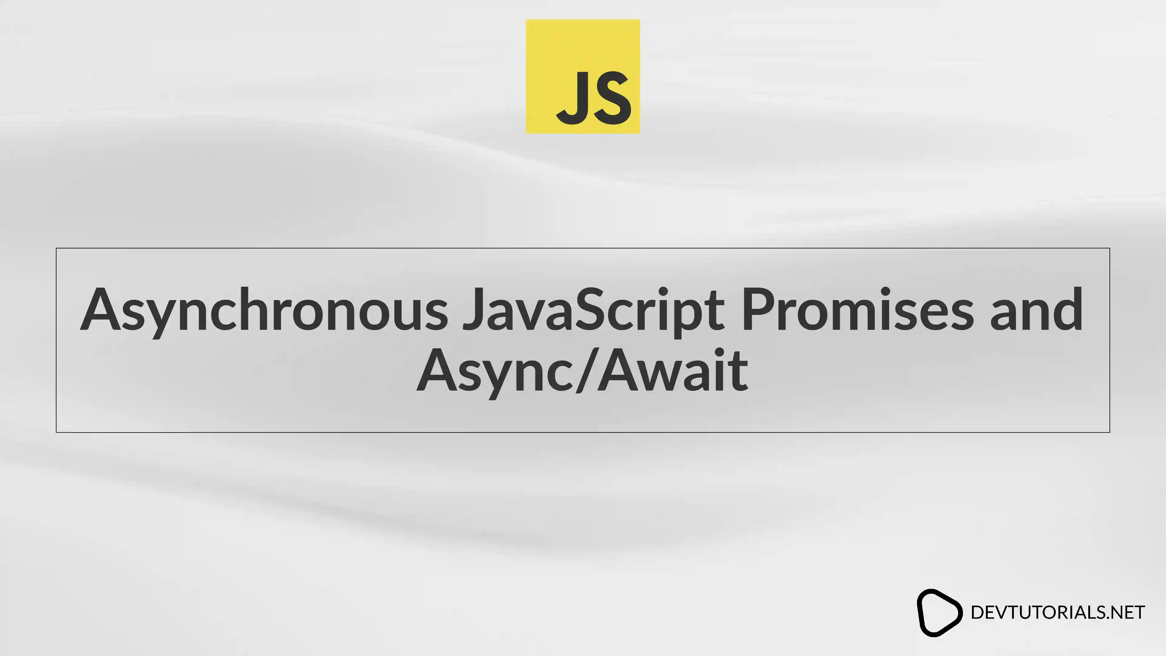 Asynchronous JavaScript Promises and Async/Await