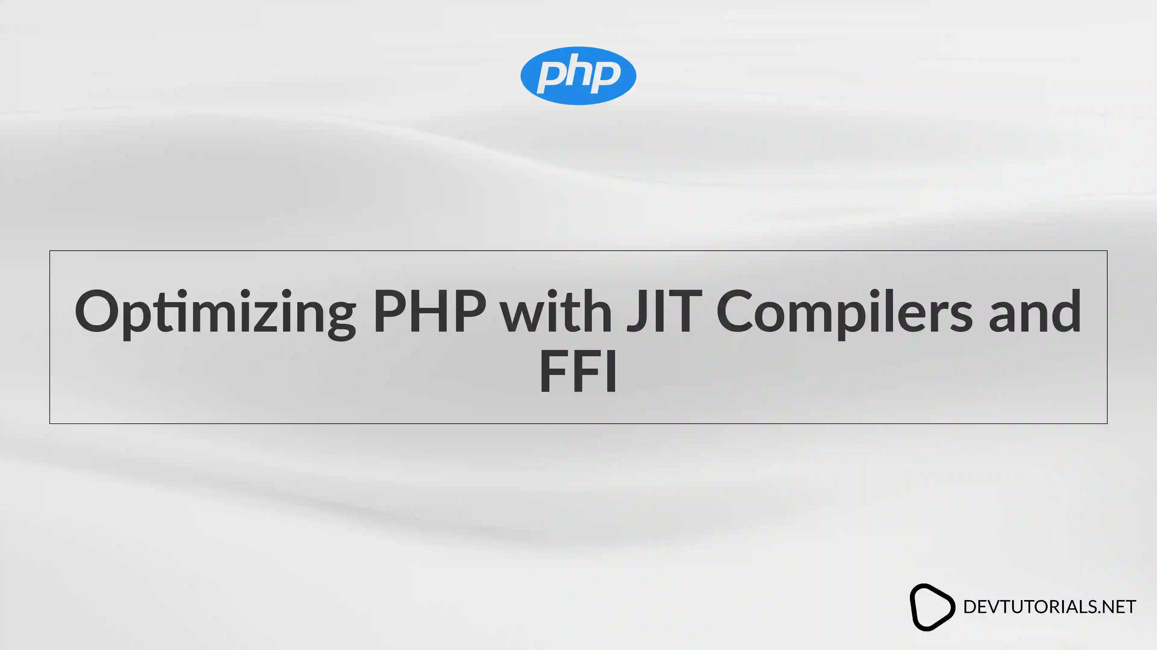 Optimizing PHP with JIT Compilers and FFI